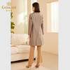 Gowani乔万尼秋季新品女士风衣修身显瘦中长款外套ET3A657801 商品缩略图3