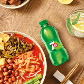 百事可乐七喜7UP 柠檬味 碳酸饮料汽水 300ml*24小瓶 整箱装