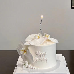 【蝴蝶兰鲜花蛋糕】-女生蛋糕/鲜花蛋糕