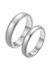 【七夕特推】戒指男女一对白金光面素圈情侣对戒情人节送女友礼物 商品缩略图0