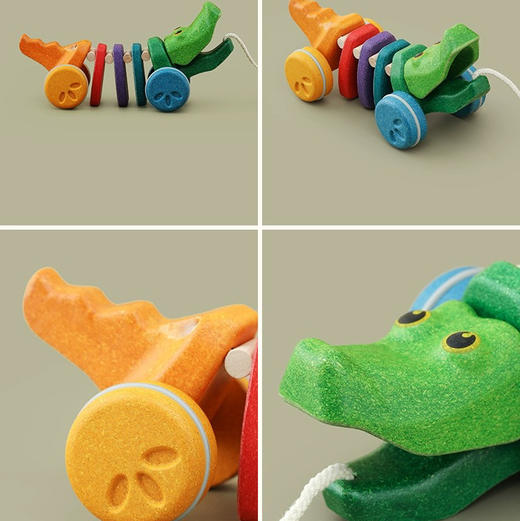 plan toys5271原木拖拉鳄鱼 商品图1
