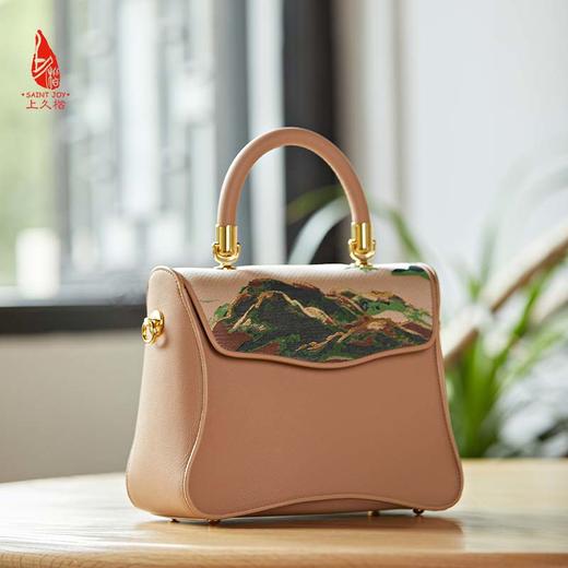 SAINTJOY/上久楷 宋锦女式拎包  锦绣山河  BWS23A0102 商品图8