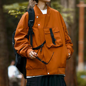 【新款DXC】大依优型大码棒球服领夹克加肥加大休闲胖子宽松外套上衣男装