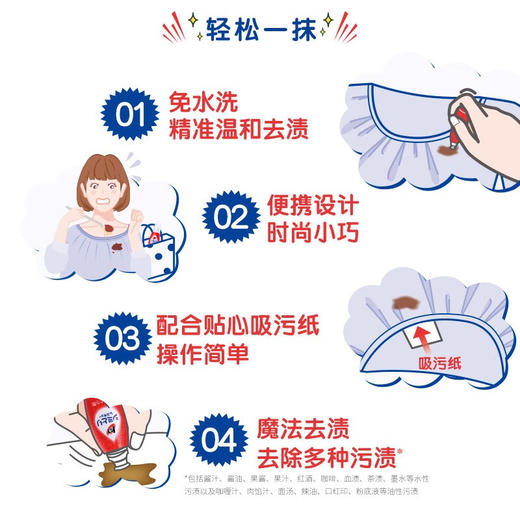 狮王 去渍笔 衣物免洗便携去污笔 17ml 商品图4