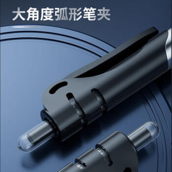 晨光（M&G）文具K35按动中性笔学生0.5黑笔签字笔商务子弹头考试专用水笔办公用品黑色10支笔+10支芯 商品图2