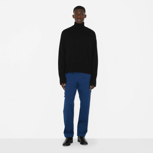 BURBERRY 巴宝莉 男士弹力棉质休闲工装裤 蓝色 8070866 B5169 商品图1