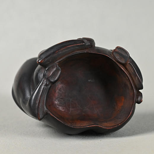 清 黄杨木雕鹿衔灵芝摆件 商品图4