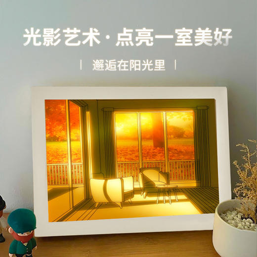 万家灯火灯光画充电卧室ins风灯光画插电式小夜灯生日礼物送女生 商品图7