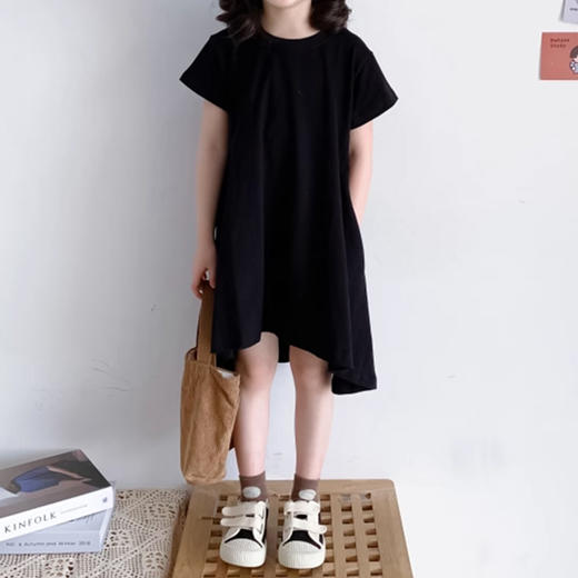 裁缝学苑TQ97儿童连衣裙纸样T恤新款女童裙子童装衣服版型样板图 商品图3