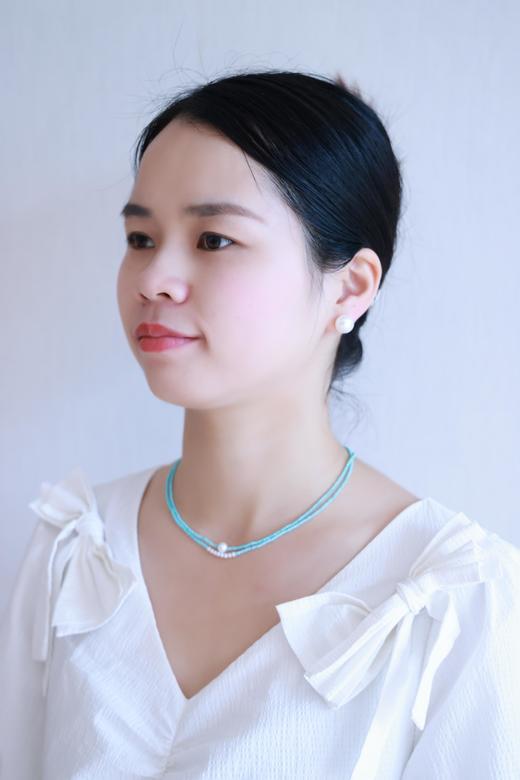 【晴空】蓝松双层项链  ZX230711003 商品图9