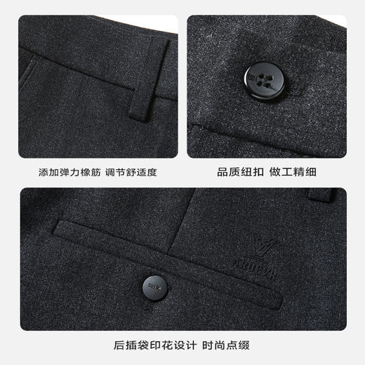 【呢料】特大码【新款DWP】大依优型大码男装商务休闲裤加肥加大胖子大号裤子男长裤Y 商品图3