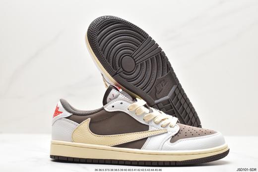 耐克fragment x Travis Scott x Nike Air Jordan 1 Low倒钩休闲运动板鞋DM7866-001男女鞋 商品图4