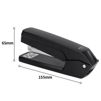 得力（deli）【热门商品】12#50页旋转式订书机 厚层订书器 中缝装订可拆办公用品 黑色0414S 商品图2