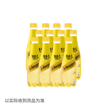 可口可乐（Coca-Cola）怡泉可口可乐怡泉 Schweppes +C 柠檬味汽水 碳酸饮料 400ml*12瓶 商品图0