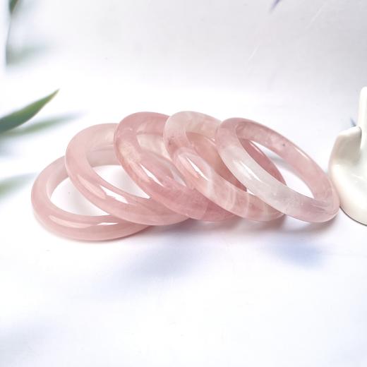 水晶手镯-粉晶宽条 商品图0