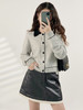 YX【定制7天】法式polo领质感上衣女2023新款秋装小个子休闲百搭时尚羊毛短外套 商品缩略图0