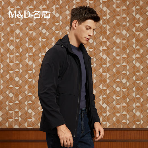 【三防面料】MD名盾男士夹克秋季弹力防水防油商务行政外套43555 商品图2