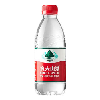 农夫山泉 矿泉水天然饮用水 天然弱碱性饮用水 瓶装矿泉水380ml*24瓶/30箱 商品图3