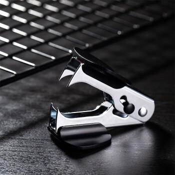 【超级爆款】得力(deli)12#高效便捷起钉器拔钉器 带安全锁 订书机配套工具 黑色0231 商品图2