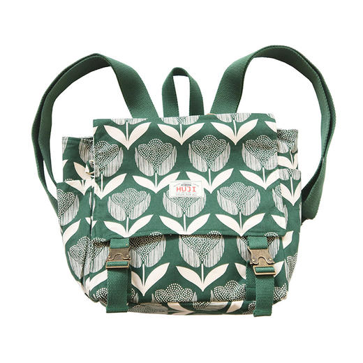 HUJI祤集Carton小盒子双肩包插画花花 商品图6