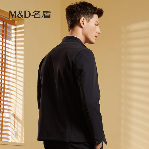 【三防面料】MD名盾男休闲夹克立领四面弹秋季商务行政外套91565 商品图3