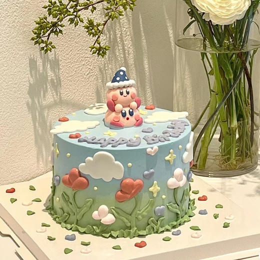 【星之卡比】-生日蛋糕/卡通蛋糕 商品图0