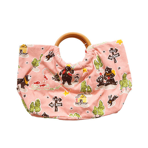 HUJI祤集Noble手提包插画熊熊 商品图0