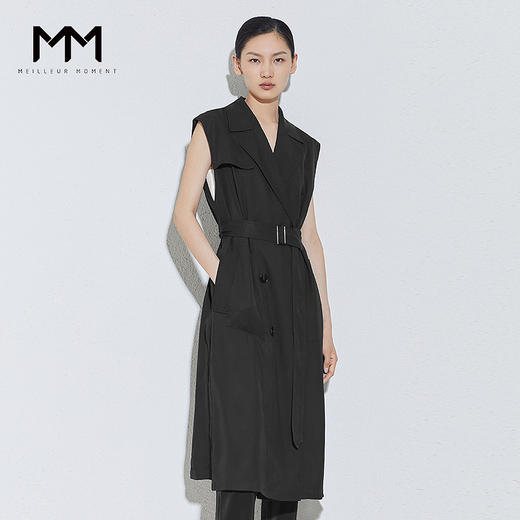 【商场同款】麦檬夏梭织无袖连衣裙5B4293251 商品图1