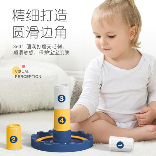 「在家玩套圈」亲子互动玩具投掷套圈套塔室内外休闲比赛幼儿园游戏儿童玩具户外 商品图2