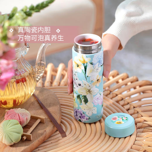  陶花缘香栀芳疗 保温杯香薰 礼盒 商品图6