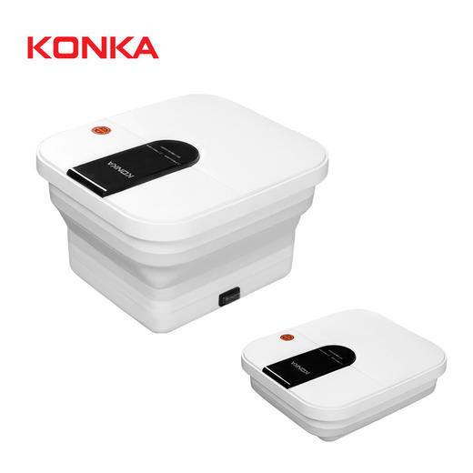 康佳可折叠足浴盆  药浴恒温按摩桶 商品图2