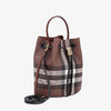 BURBERRY 巴宝莉 女士格纹涂层帆布小号 TB 水桶包 格子 8069655 A8900 商品缩略图1