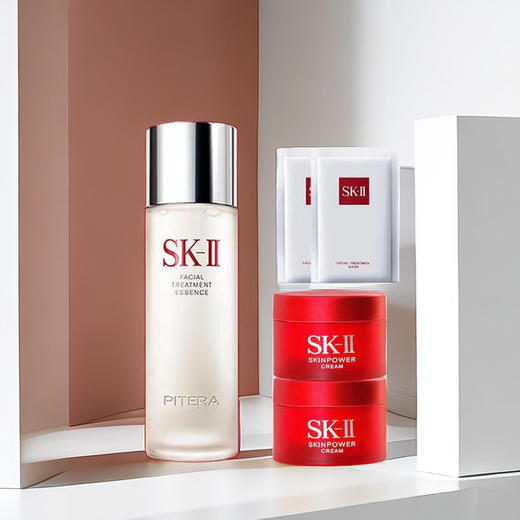 春季焕新【全球购】SK-II/神仙水230ml+大红瓶面霜15g+前男友面膜2片「配赠礼袋 」按规格实发，介意勿拍谢谢 商品图1