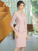 AD洋气粉色职业连衣裙高端气质名媛女神范高级感西服裙夏收腰显瘦 商品缩略图2