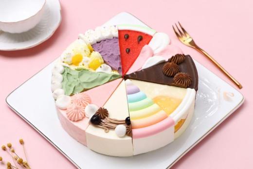 梦幻十拼慕斯蛋糕（8寸10块） 商品图0