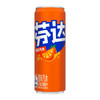 可口可乐（Coca-Cola）芬达Fanta 橙味汽水摩登罐碳酸饮料330ml*24罐 包装随机发 商品缩略图3
