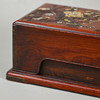 清 黄花梨百宝嵌花卉纹盖盒 商品缩略图1