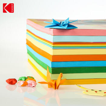KODAK柯达 彩色复印纸A4多功能打印纸儿童手工彩色卡纸千纸鹤折纸 10色混装100张9891-134 商品图1