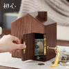 初心| 创意小屋实木存钱罐轻奢黑胡桃木榉木创意摆件孩子送礼 商品缩略图1
