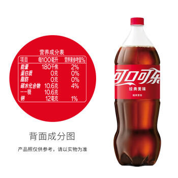 可口可乐（Coca-Cola）经典味道 汽水饮料 碳酸饮料 2L*6瓶 年货 随机包装 商品图3