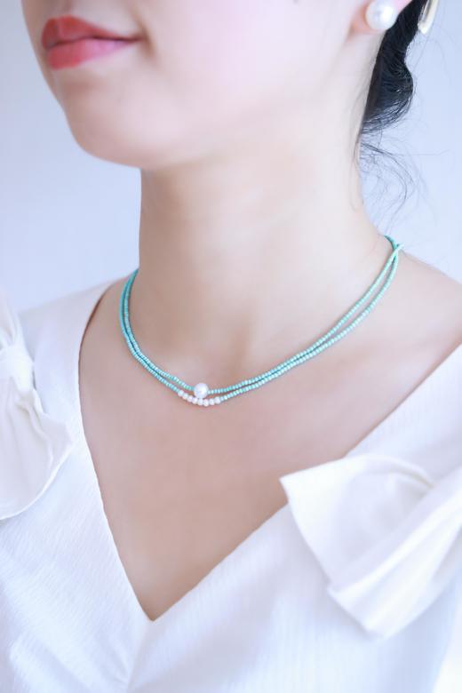 【晴空】蓝松双层项链  ZX230711003 商品图10