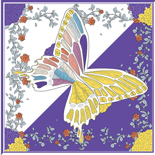 蝶恋花 丝巾逗好文创 商品图3