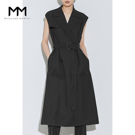 【商场同款】麦檬夏梭织无袖连衣裙5B4293251 商品图0