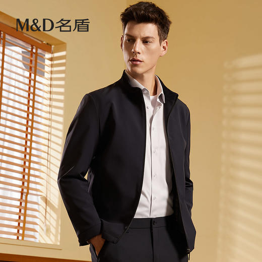 【三防面料】MD名盾男休闲夹克立领四面弹秋季商务行政外套91565 商品图0