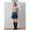 VIMAGE纬漫纪新款抽象印花小吊带V2013613 商品缩略图1