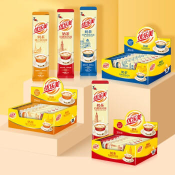 优乐美低糖奶茶粉 25g*20条/盒装阿萨姆风味早餐代餐下午茶速溶冲泡饮料 商品图1