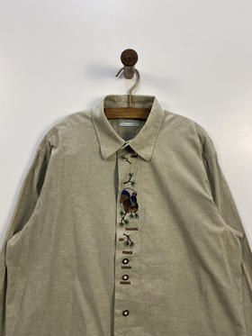 Y2K Vintage canda by C&A 奥地利 100% 全棉 蒂罗尔长袖衫 _DRRL(L)