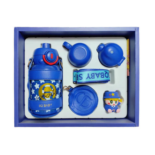 善趣萌想系列儿童保温水壶550ml 商品图1