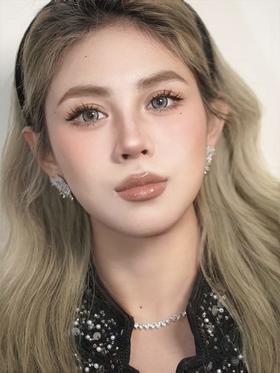 kaylens 日抛 琉璃银灰 直径14.5mm着色14.0mm