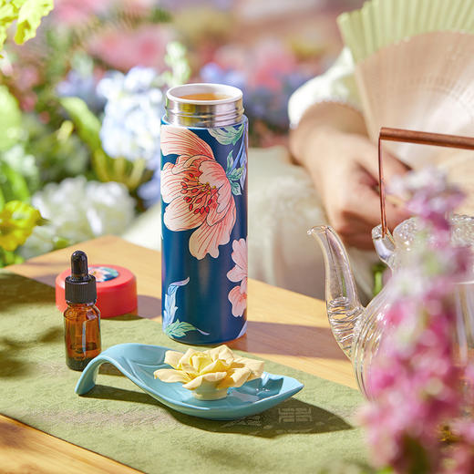  陶花缘香栀芳疗 保温杯香薰 礼盒 商品图2